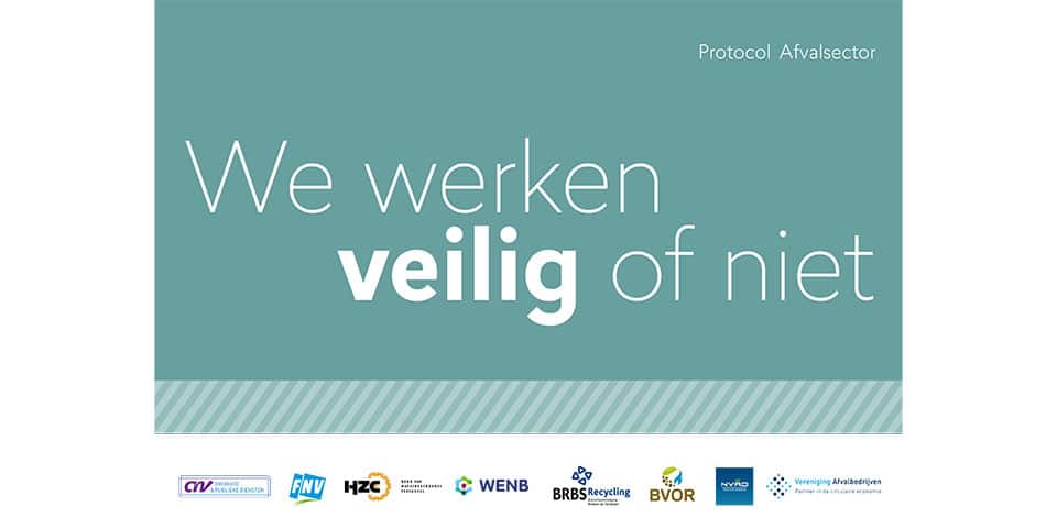 NL | Protocol afvalsector Nederland voor werken in de 1,5 meter samenleving