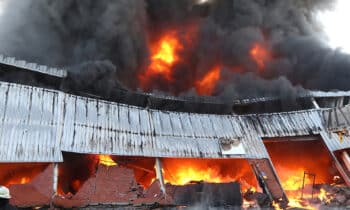 Fire Disaster in Warehouse