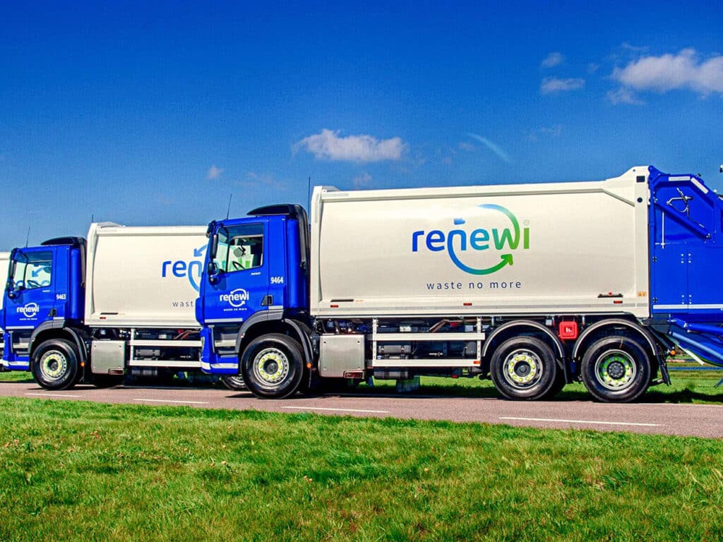 Renewi start een project met SMART trucks