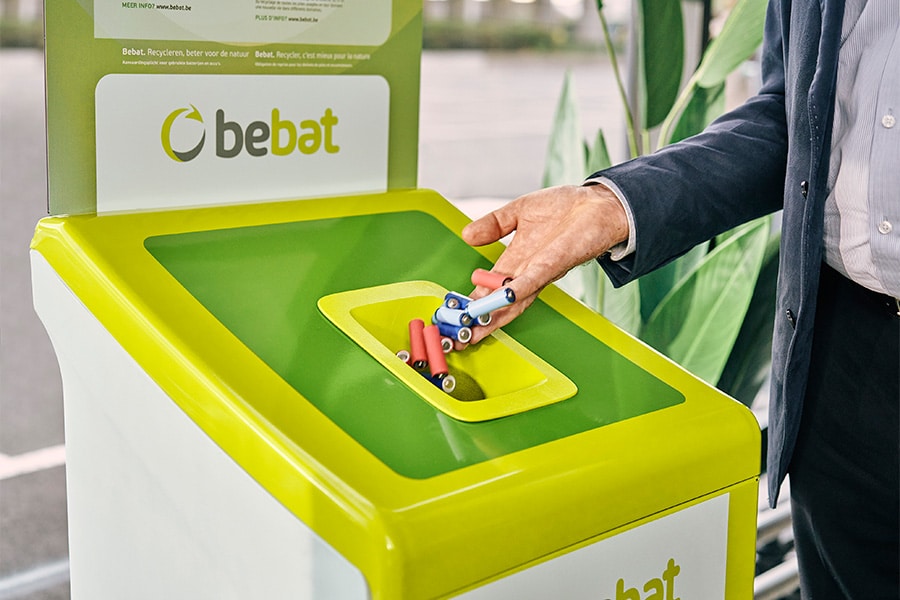 Indrukwekkend! Belgen recycleren ruim 3.700 ton batterijen met vernieuwd inzamelsysteem
