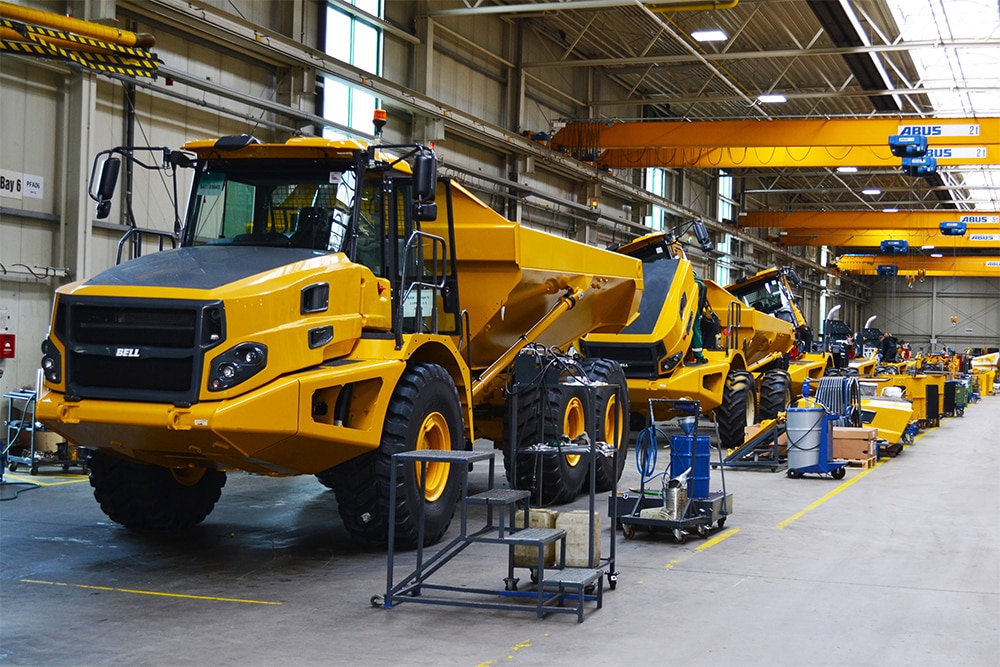 Bell viert 20 jaar dumptruckproductie in Duitse fabriek